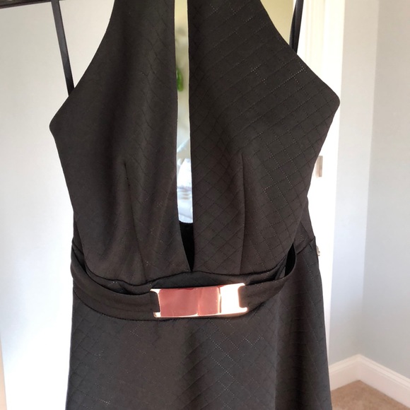 ⭐️ HOST PICK ⭐️ NWT Black Halter Backless Dress - Picture 2 of 6